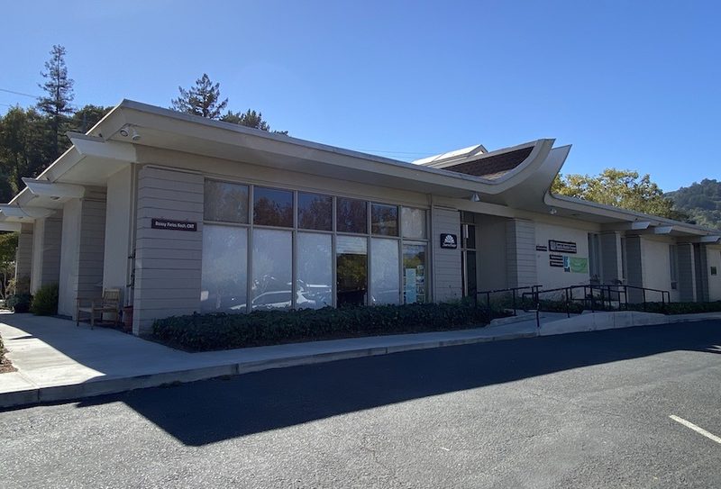 The Sunrise Center building facade